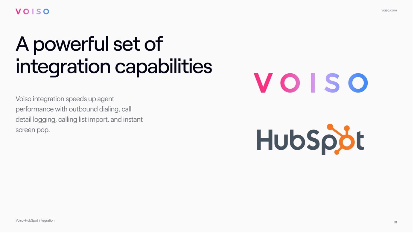 A powerful set of integration capabilities